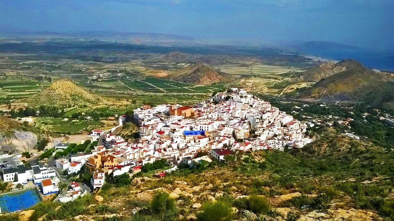 Casa Ridao-Habitacion Indalo Con Vistas Mojacar Bagian luar foto